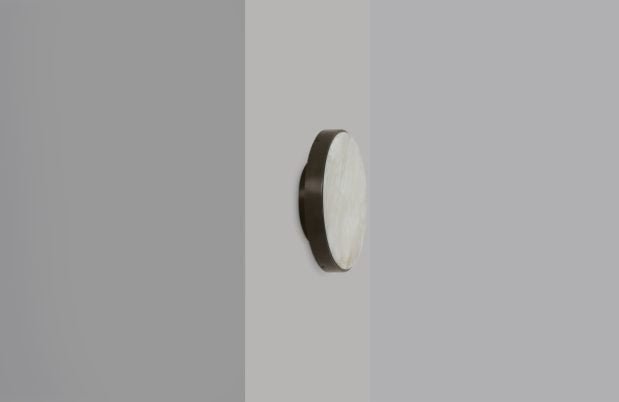 CTO Lighting Anvers Rose - Medium Wall Light antique bronze with honed alabaster