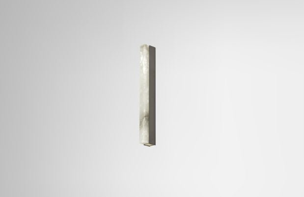 CTO Lighting Artes - IP - DALI-A Wall Light bronze with satin brass details and honed alabaster