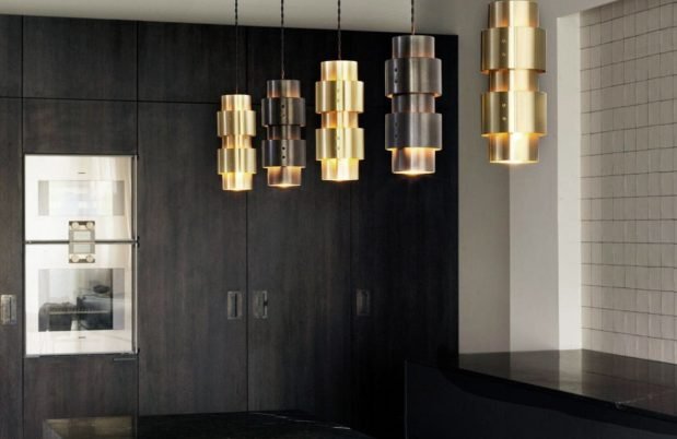 CTO Lighting Ring - Cluster - Long Pendant Light antique bronze