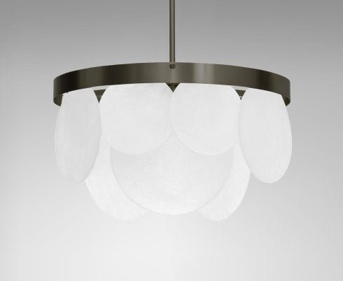 CTO Lighting Sasha - DALI-A Pendant Light bronze with fritted glass