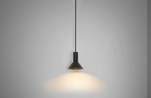 CTO Lighting Torres Short - Ceiling Plate DALI-A Pendant Light bronze with honed alabaster