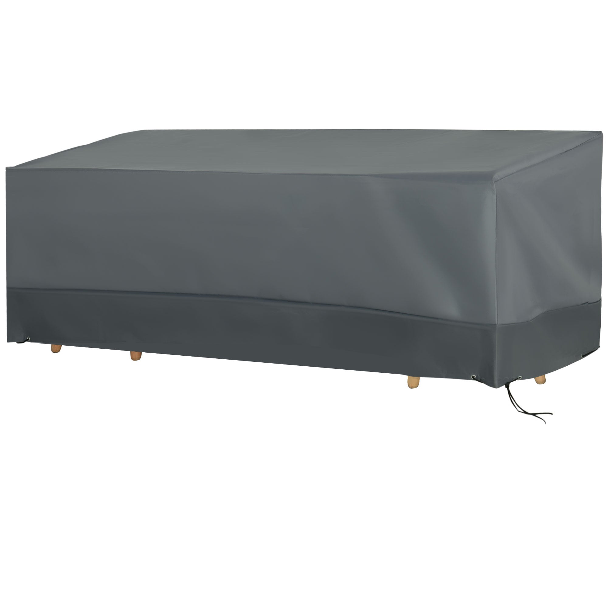 MCL Rectangular Patio Garden Furniture Cover Waterproof for Seater Sofa Bistro Set, UV Resistant Protection D Oxford Fabric Rattan Lounge Clean
