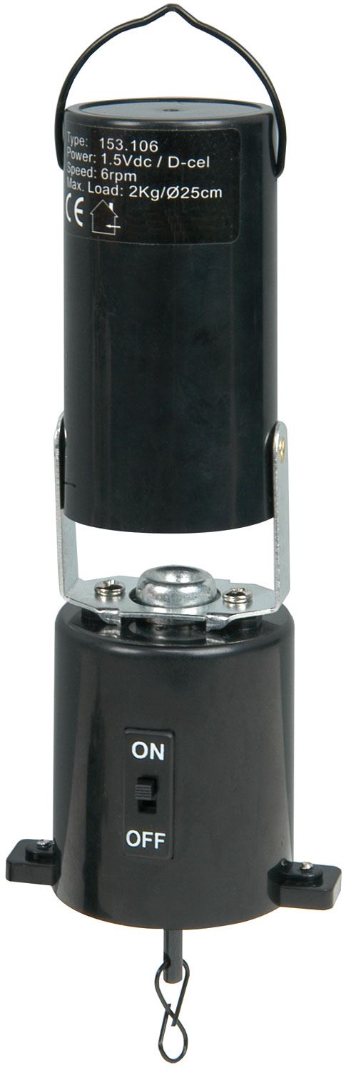 QTX Battery Powered Mirrorball Mirror Ball Motor Disco ball spin with Onoff switch upto Kg
