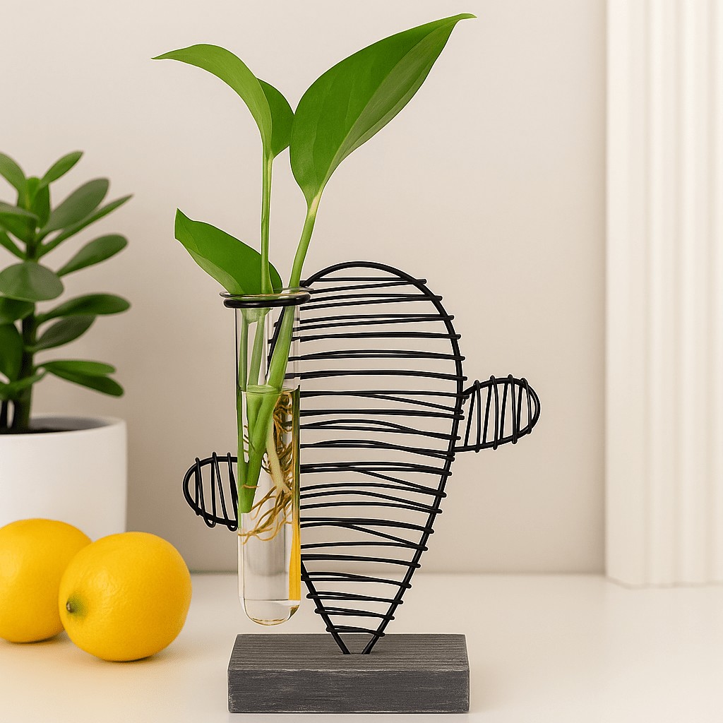 Hydroponic Planter Test Tube Tabletop Vase