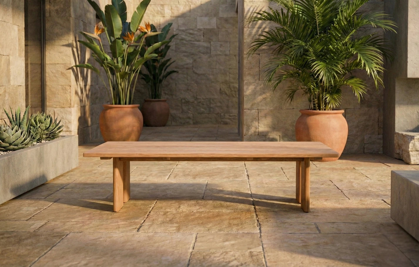 Lark Teak Garden Coffee Table