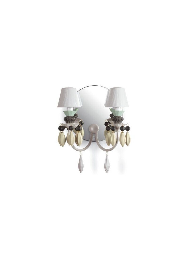 Lladro Belle De Nuit Lights Wall Light Sconce Black