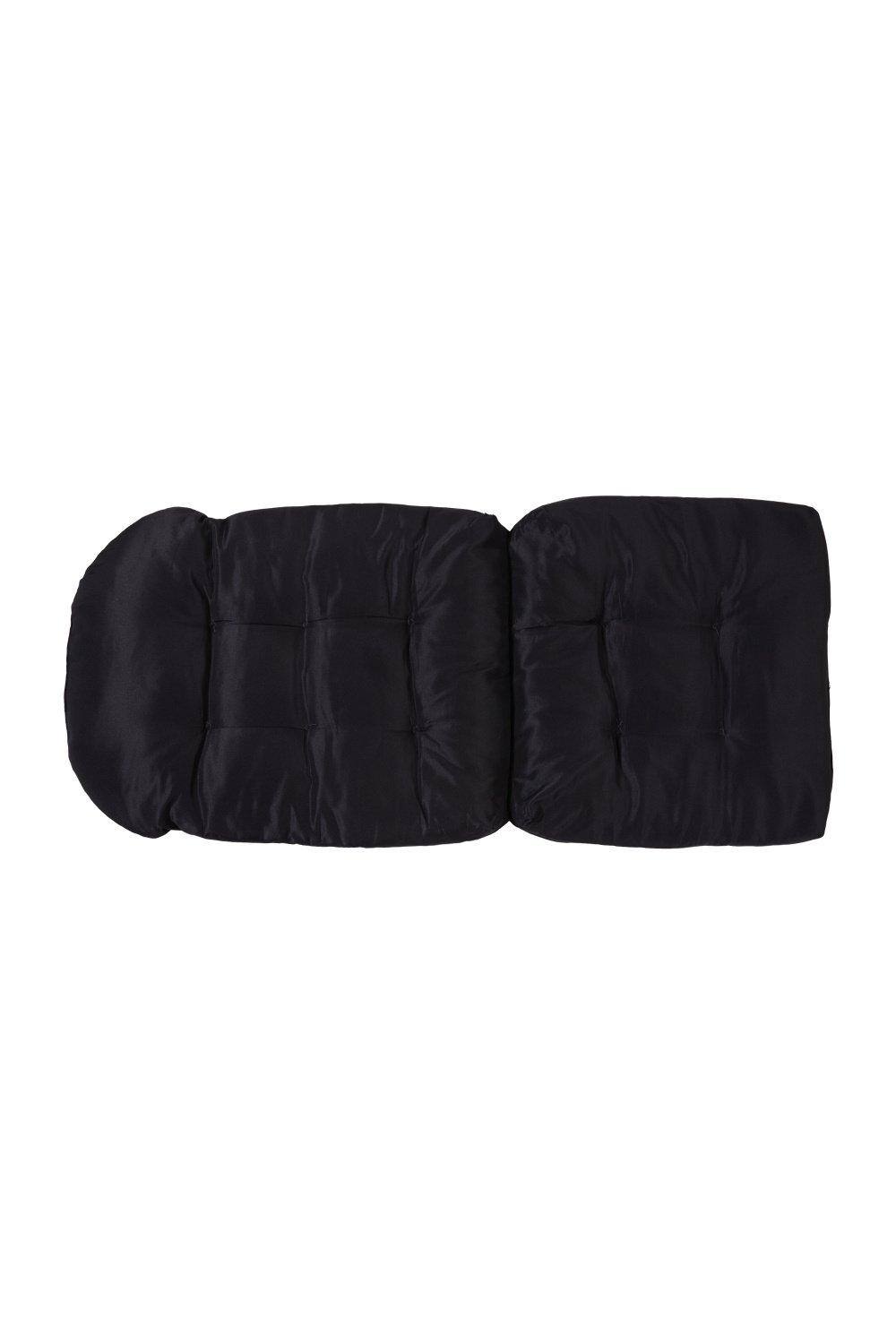 Living And Home Cm X Cm Outdoor Waterproof Seat Cushion With Fixing Straps In Black
