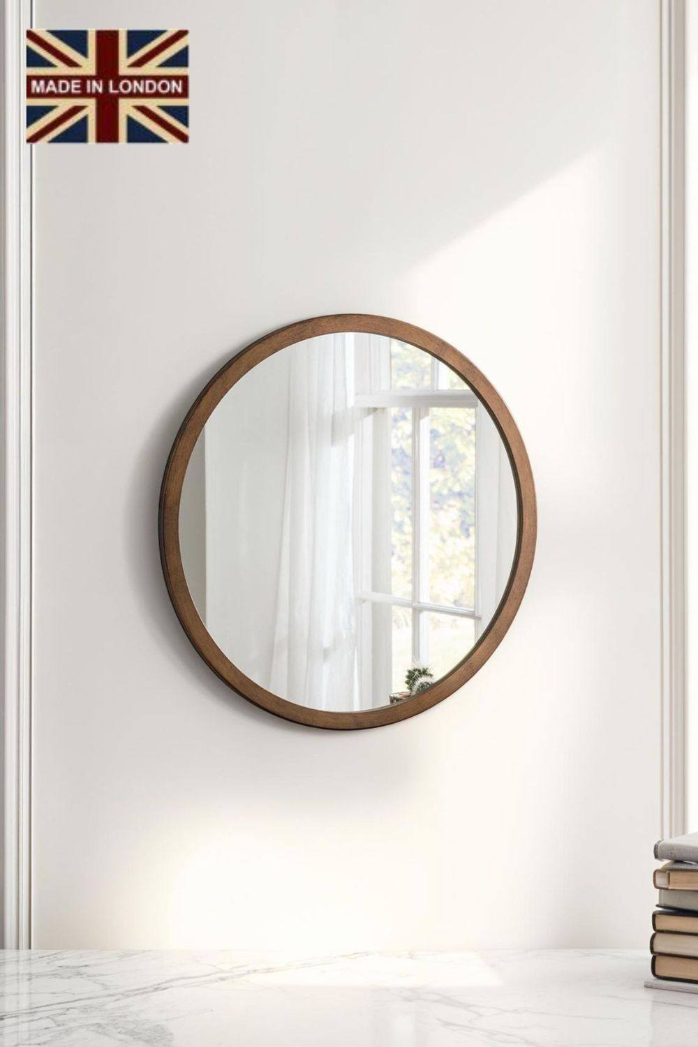 Yearn Mirrors Round Wall Mirror Bronze Cm