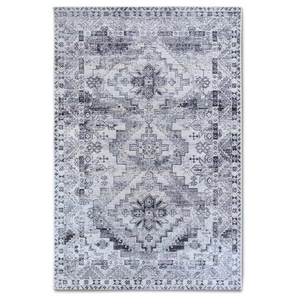 The Rugs Villeroy & Boch Domenique Rug Indoor Outdoor, Uv Resistant Flatweave In Grey
