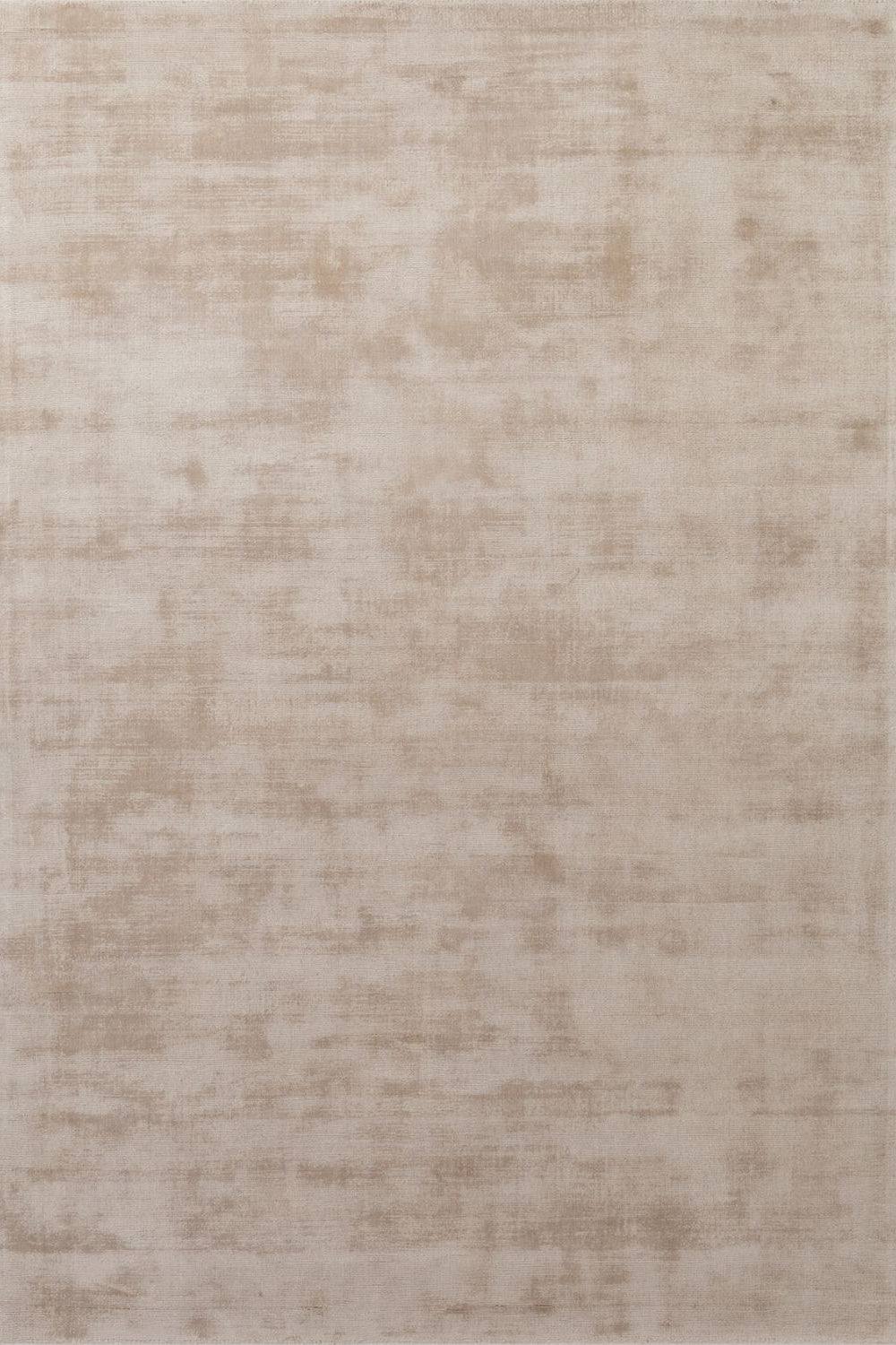 The Rugs Vikosa Jane Viscose Soft Plain Rug Living Room In Beige