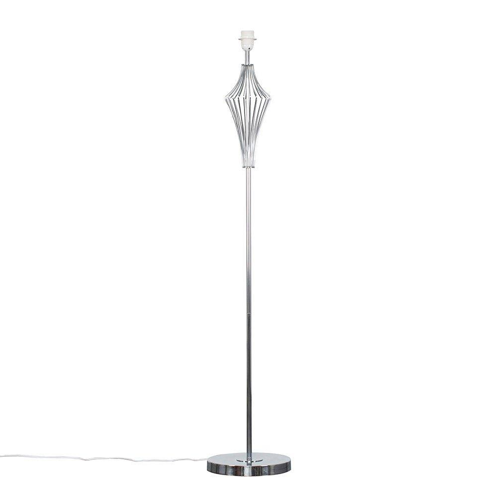 Valuelights Jaspa Silver Floor Lamp Base
