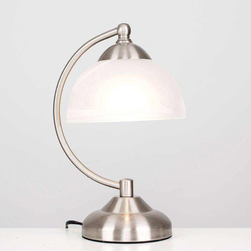 Valuelights Stamford Silver Table Lamp