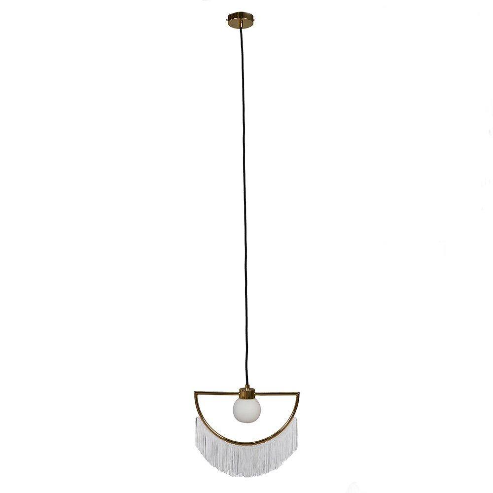 Valuelights Jupiter Polished Brass Ceiling Light Pendant In Metallics