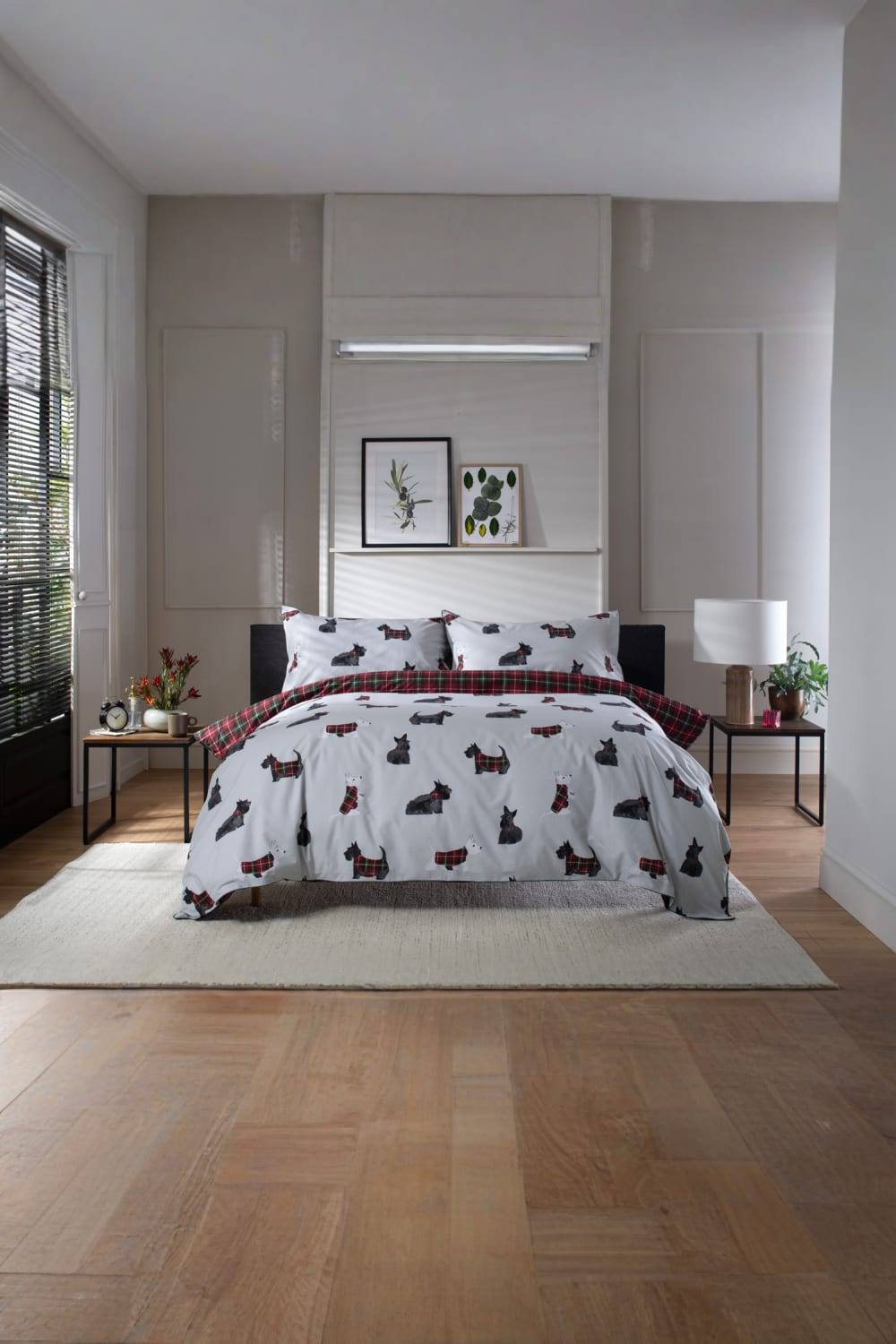 The Lyndon Company Hattie % Cotton Duvet Cover Set Dog Print Bedding