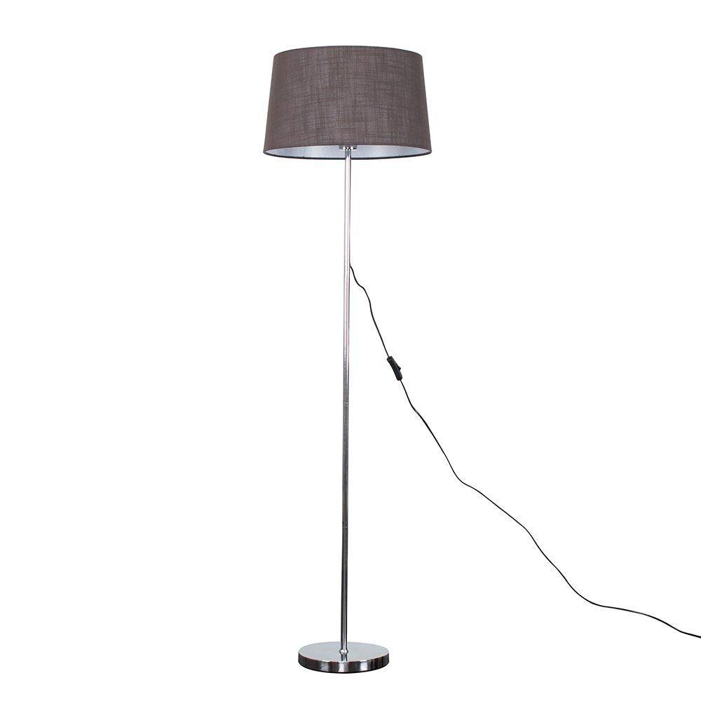 Valuelights Charlie Modern Stem Grey Floor Lamp