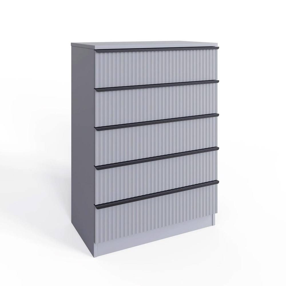 Fwstyle Drawer Chest Of Drawers Dark Matt Grey