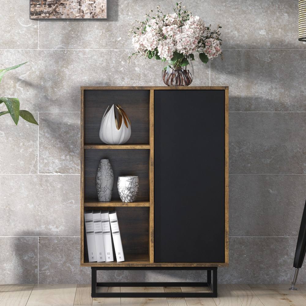 Creative Furniture Elysian Loft Sideboard Cm - Rustic & Black