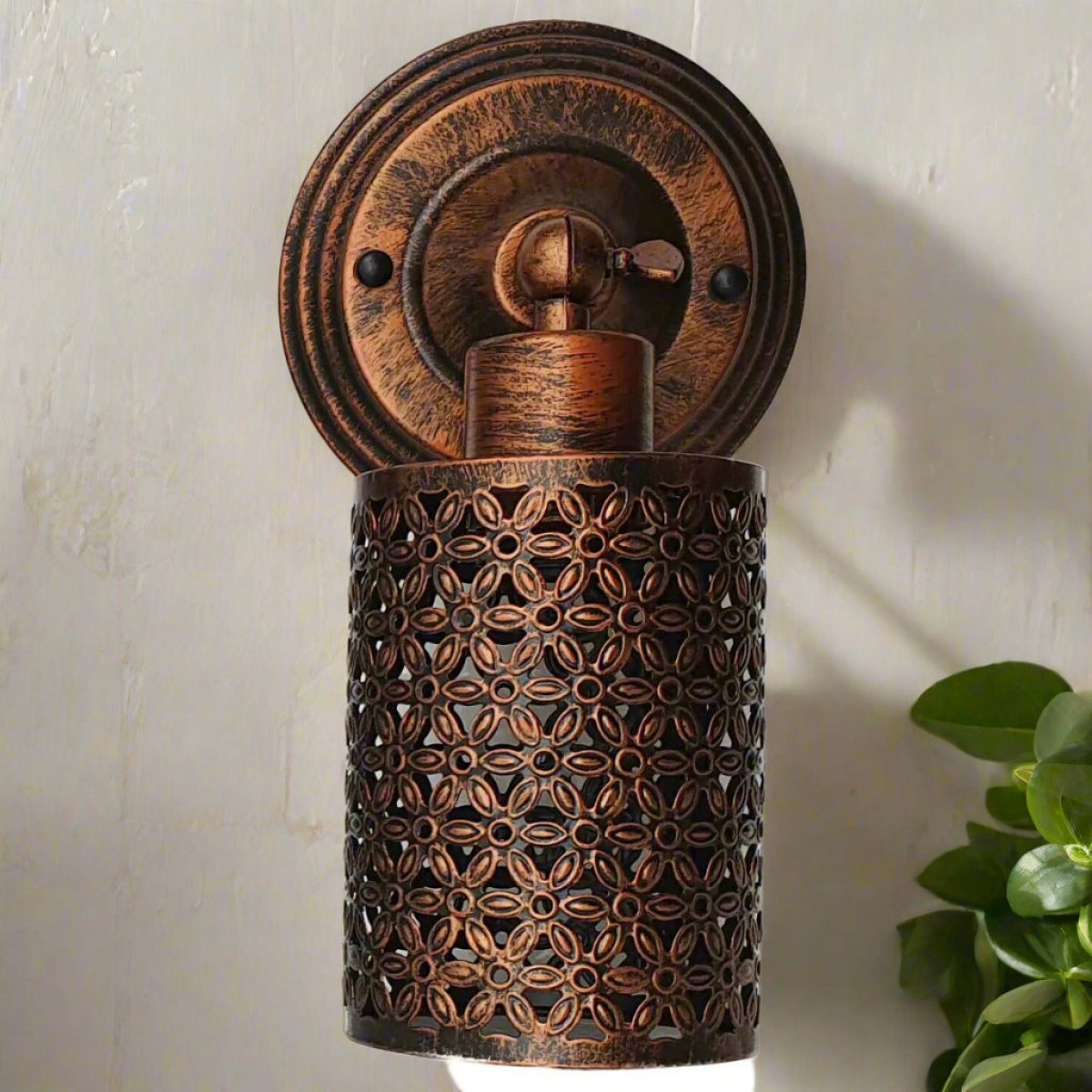 Vintage Rustic Red Retro Loft Wall Sconce Wall Lights Porch Lamp~