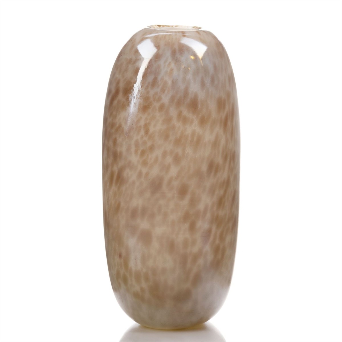 Objets d''Art Irridescent Natural Glass Vase