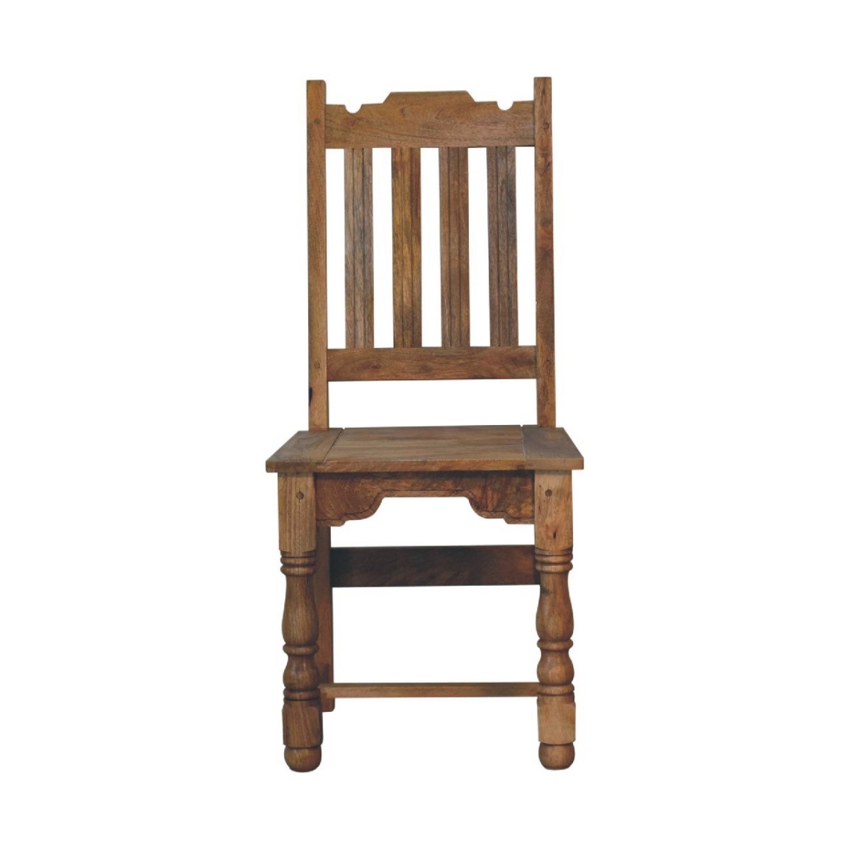 Artisan Furniture Solid Wood Granary Turned Dining Chair Set of , Light Brown
