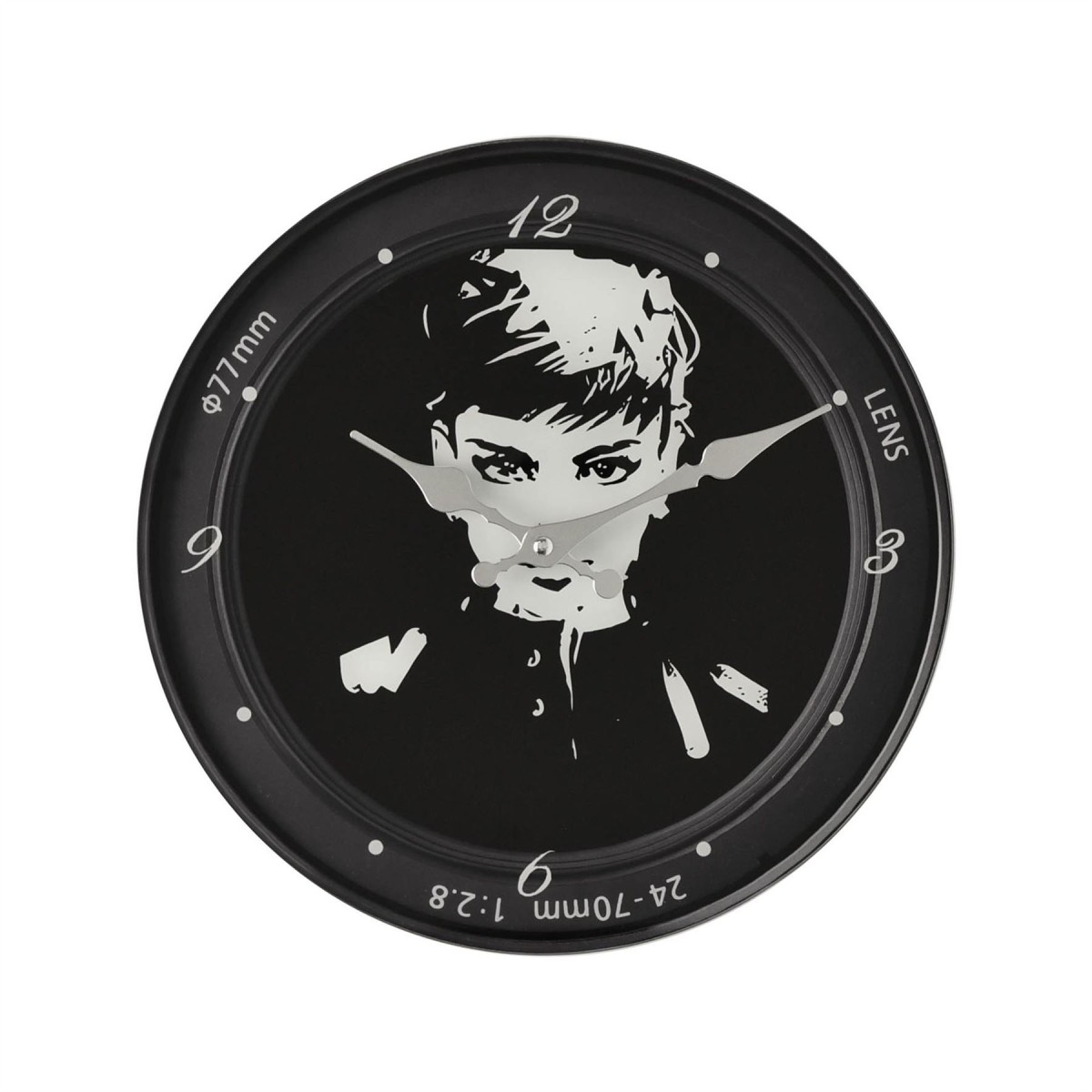Iconic Collection Glass Wall Clock