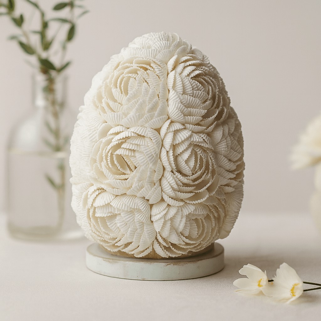 Seashell Table Lamp Rose Oval
