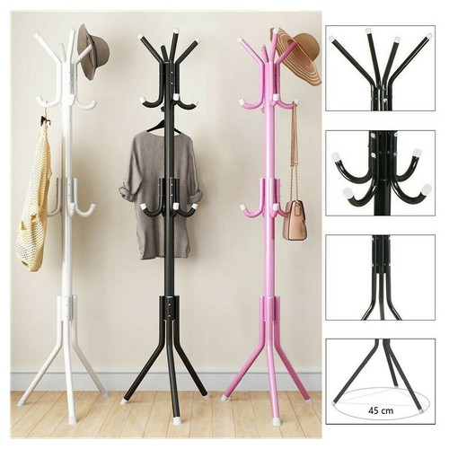 Coat Stand CoatHatJacketUmbrella Floor Standing Rack Clothes Hanger Hooks