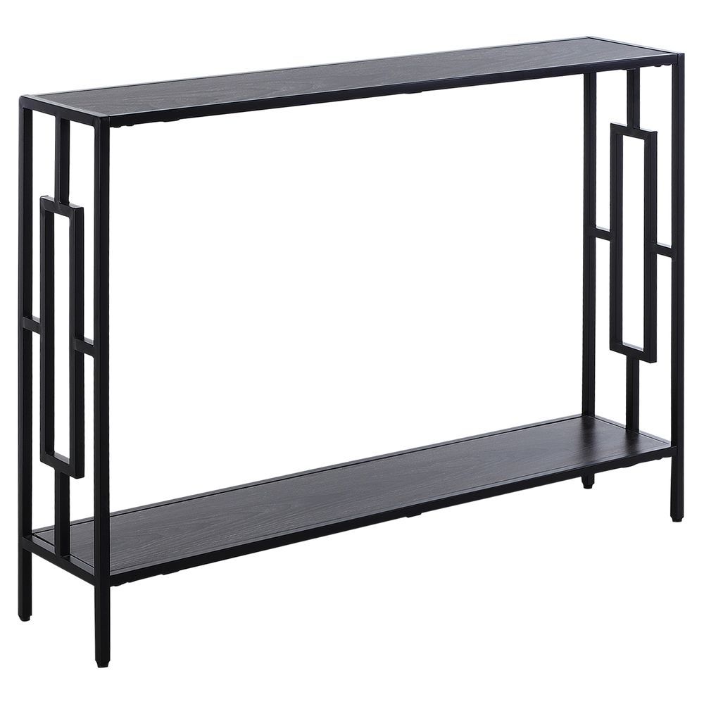 Captivating Product "Art Deco Console Table | MDF Steel Frame, Shelves