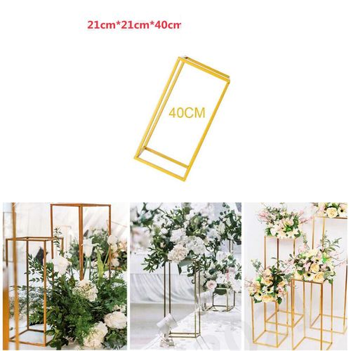 Metal Geometric Stand Flower Vase HolderParty Wedding Centerpieces