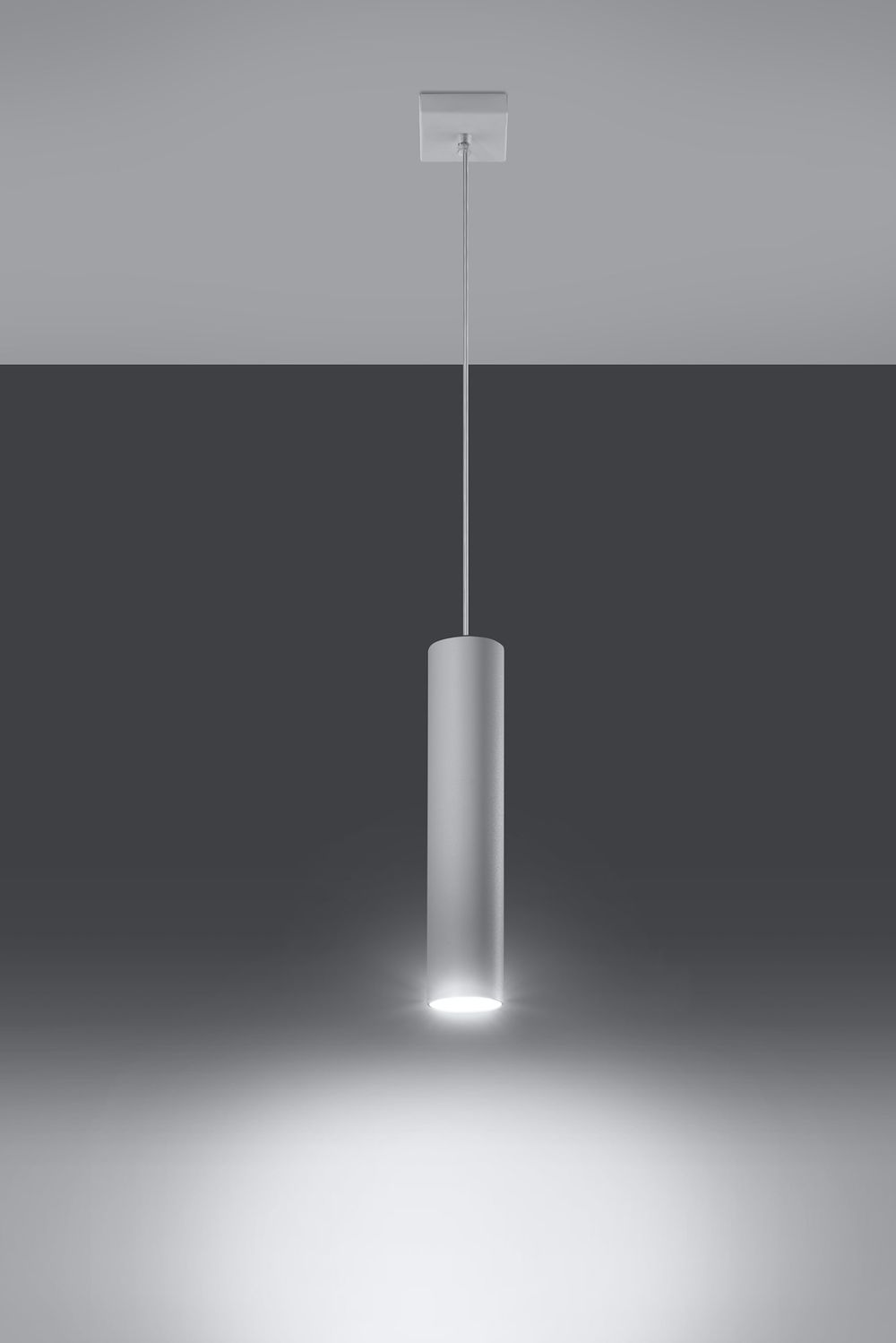 LAGOS Pendant Lamp - Modern Loft Design - LED - White Round Tube Shape - Professional Seller