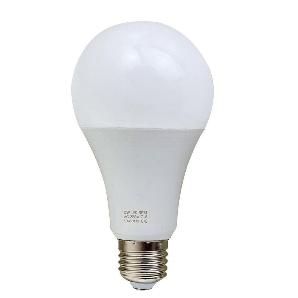 E W Energy Saving Warm White LED Light Bulbs A E Screw-in non dimmable bulbs - Pack