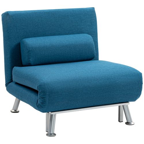 HOMCOM Single Folding Position Convertible Sleeper Chair Sofa Bed