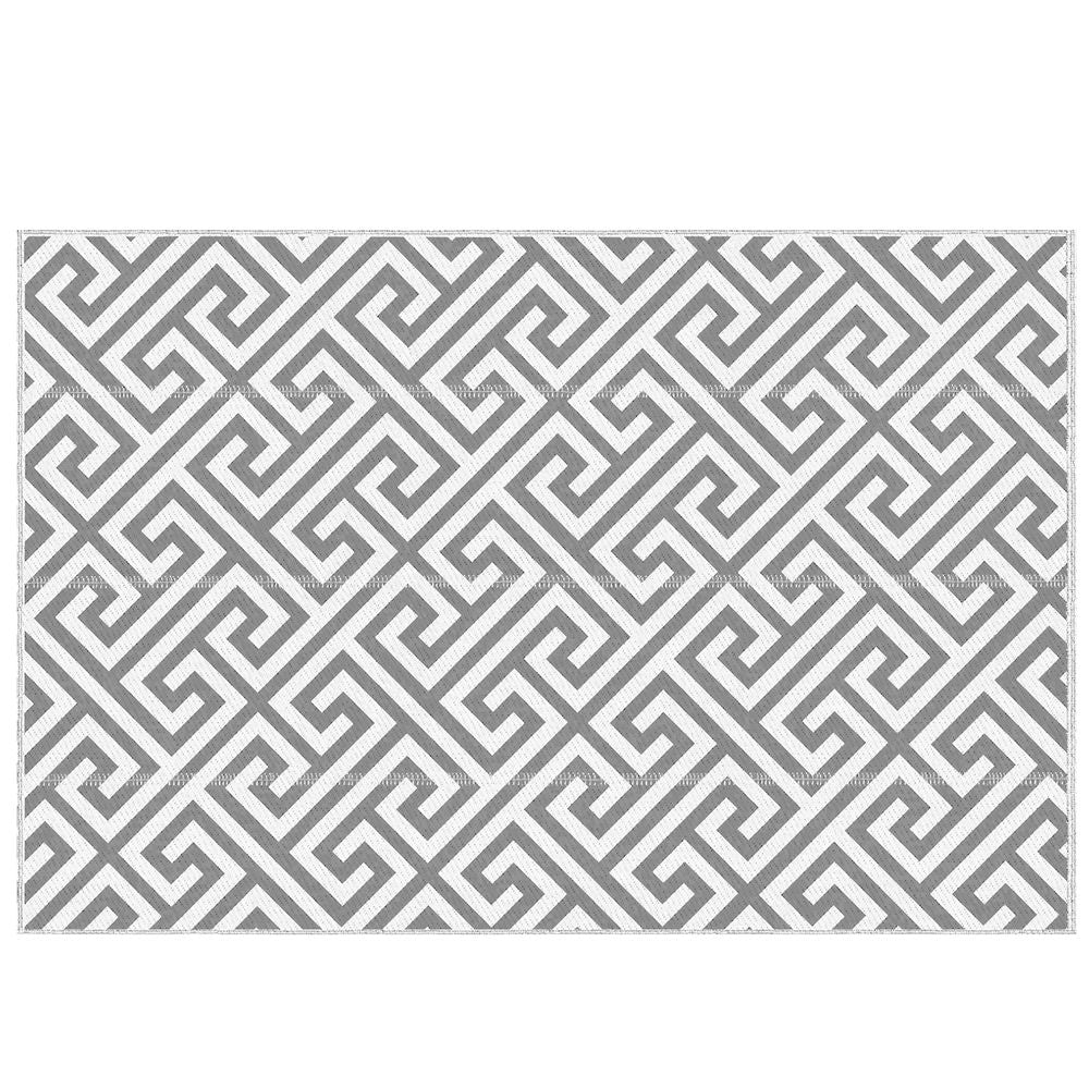 Outsunny x Reversible Outdoor Rug Portable Plastic Straw RV Camping Mat