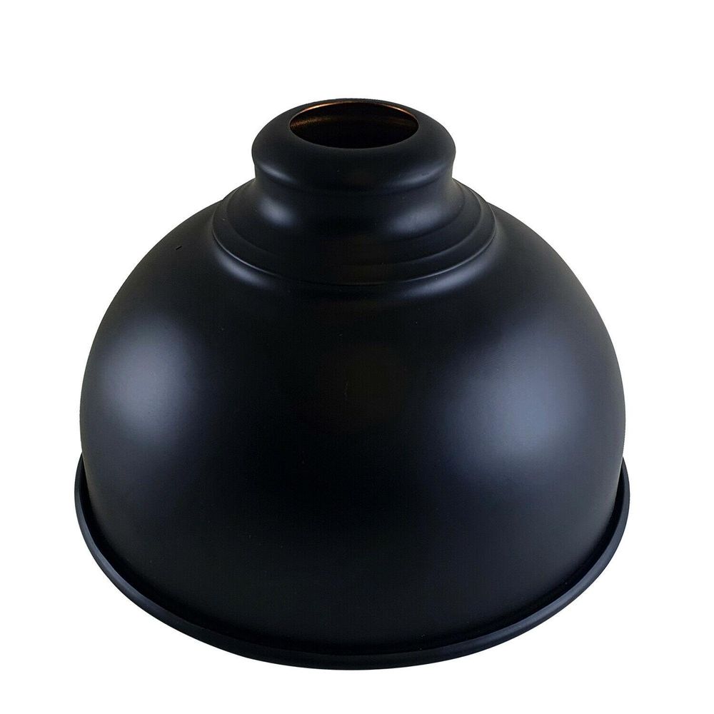 Easy Fit Pendant Light Shade Metal Curvy Lampshade Wall Lamp Ceiling Lamp - Black Gold Inner