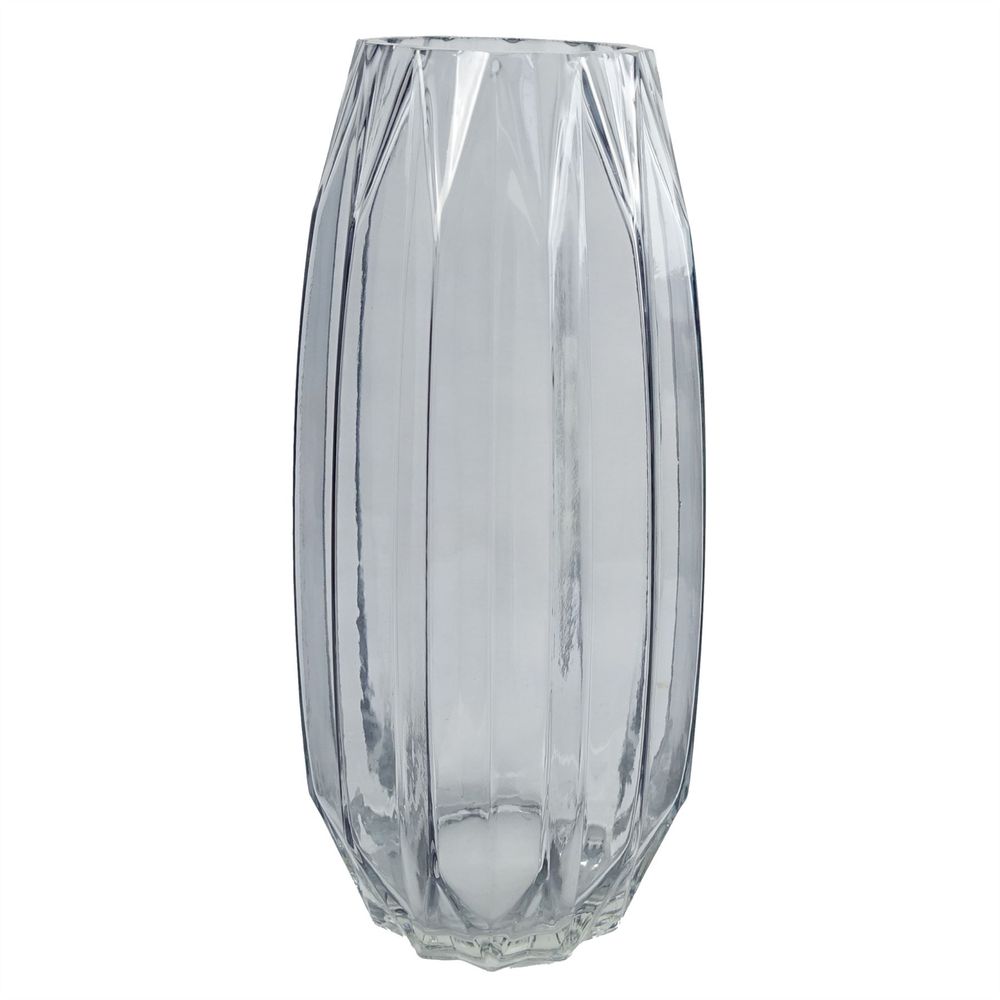 Clear Contemporary Glass Vase