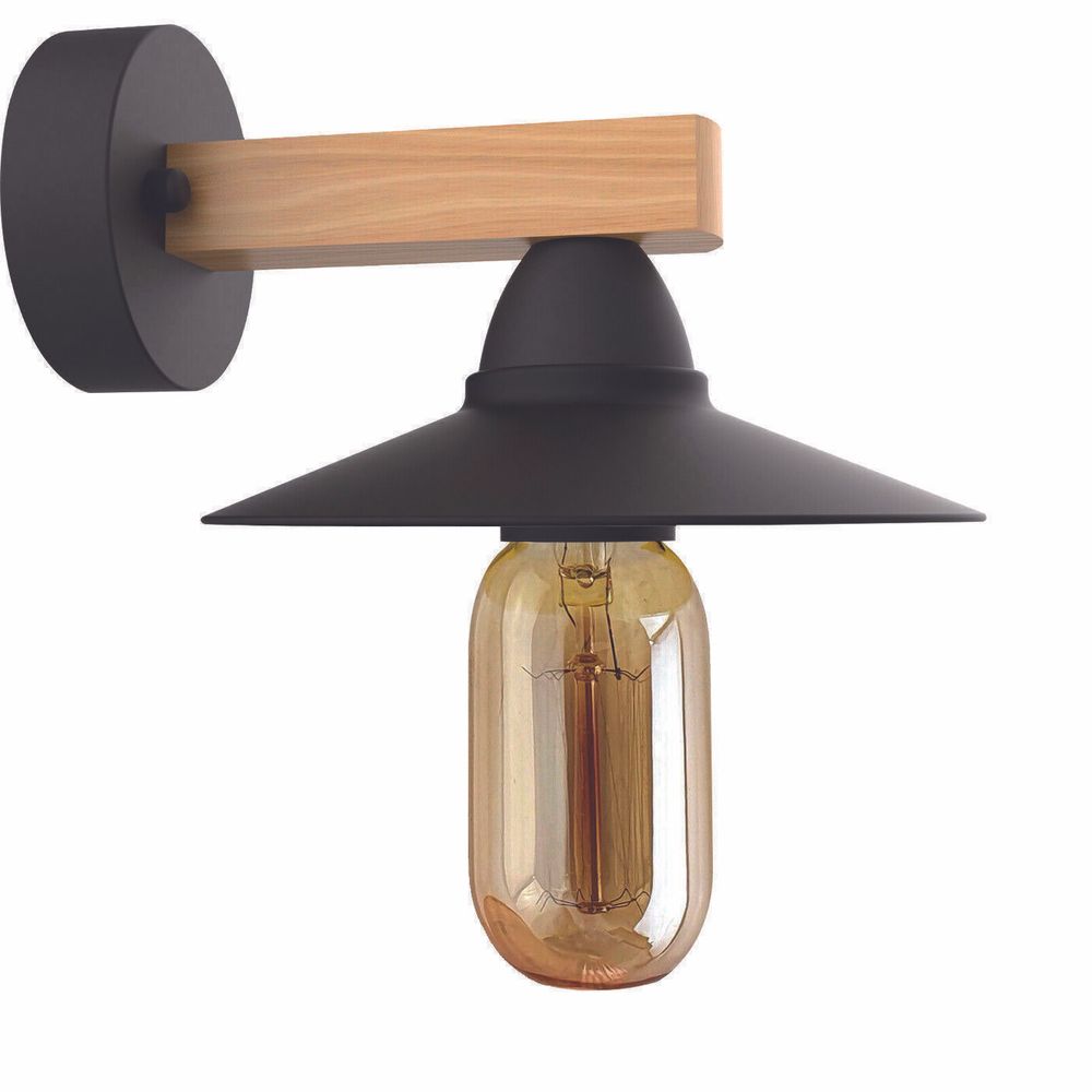 Vintage Modern Indoor Black Wall Sconce Wall Light Lamp Fitting Fixture ~ - Type