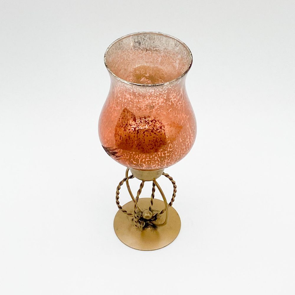 Premium " Gold Candle Holder - Elegant Hand-Finished Tea Light Holder