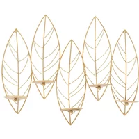 Wall candle holder Mauro Ferretti Leaf