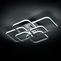 Heads Contemporary LED Energy-efficient Light-adjusted Semi Flush Ceiling Light