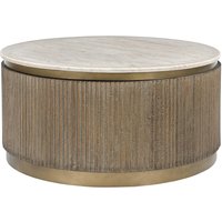 Marble Ribbed Coffee Table