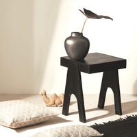 Day Home Narcissus Small Side table - Black One Size
