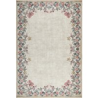 Hug Rug Eco-Washable Botanical Border Rug - x