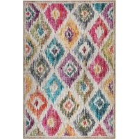 Hug Rug Eco-Washable Painted Ikat Rug - x