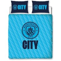 Manchester City Fc Double AG 's Duvet cover in Blue