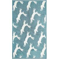 Joules Jumping Hare Bath Mat, Teal