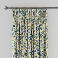 Land & Shore Esther Lined Curtains " x ", Green