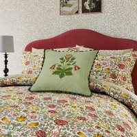 Morris & Co X Emery Walker Rose Double Duvet Cover Set, Bough's GreenRose