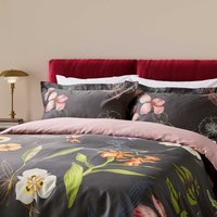 Ted Baker New Hampton Kingsize Duvet Cover SET, Charcoal