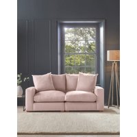Lyon Three Seater Sofa - Midnight Blue Cotton Stripe