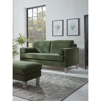 Toulon Two Seater Sofa - Seashell Opulent Cotton Velvet